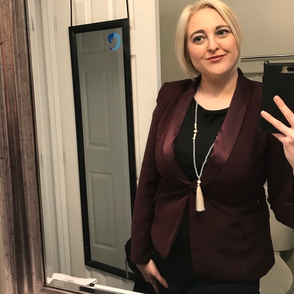 Victoria's Secret Jackets & Blazers - ✨SALE✨VICTORIA’S SECRET | Burgandy Blazer